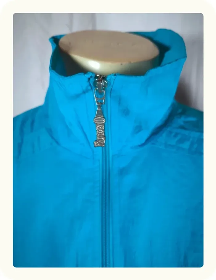 Veste sport vintage turquoise Taille 3XL - photo numéro 3