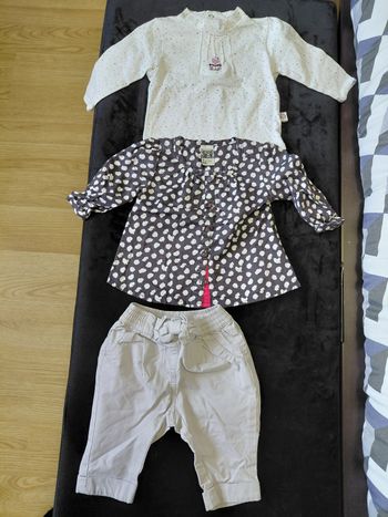 Lots vêtements bébé filles 3mois