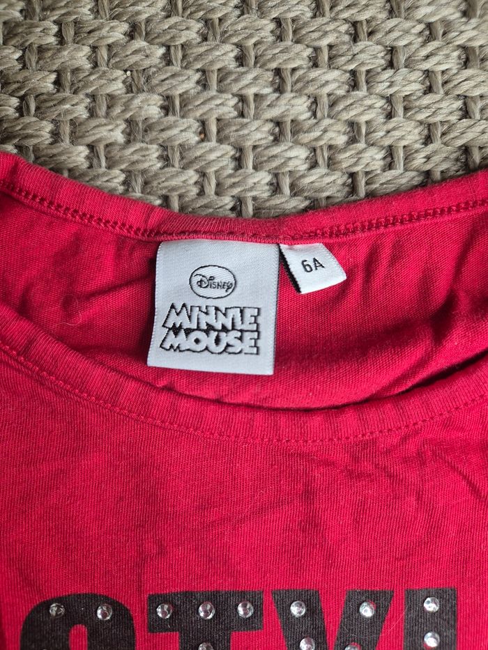 Lot de 2 t-shirts minnie - 6 ans - photo numéro 5