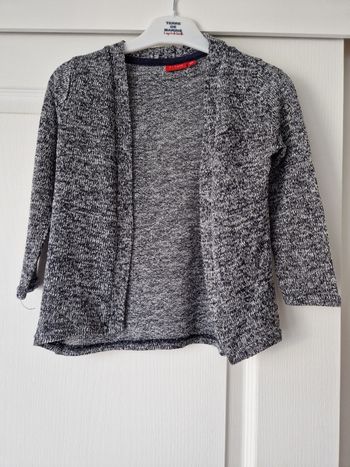 Gilet fin gris Tissaia 5 ans