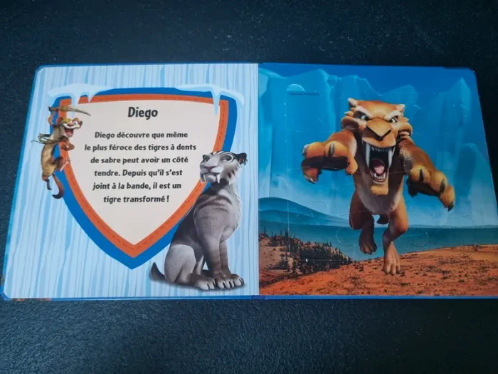 Livre puzzle l'âge de glace - photo numéro 6