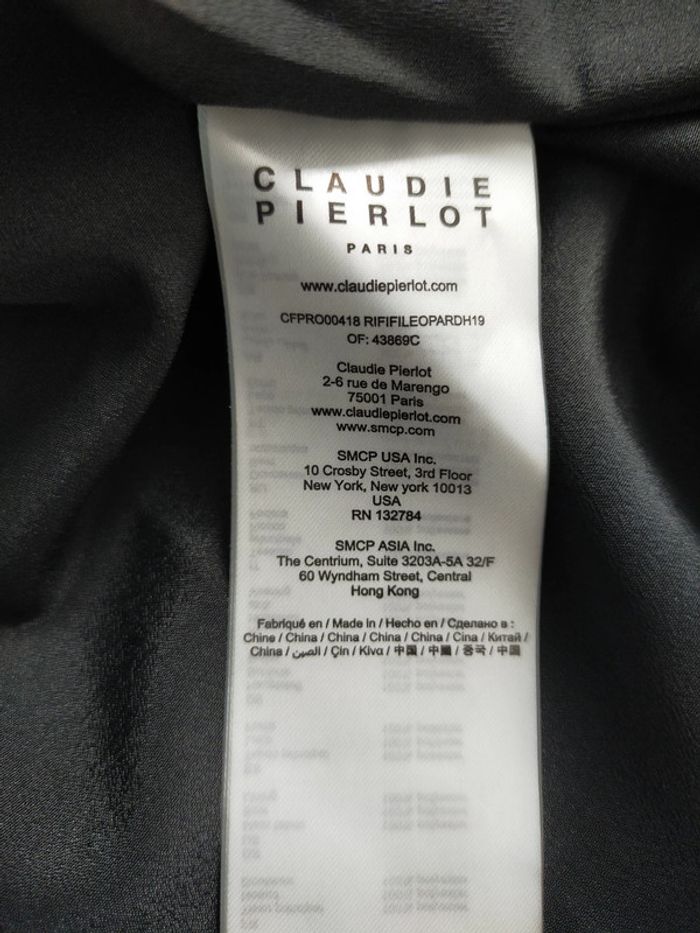 Robe Claudie Pierlot à imprimé léopard – Taille 40 - photo numéro 7