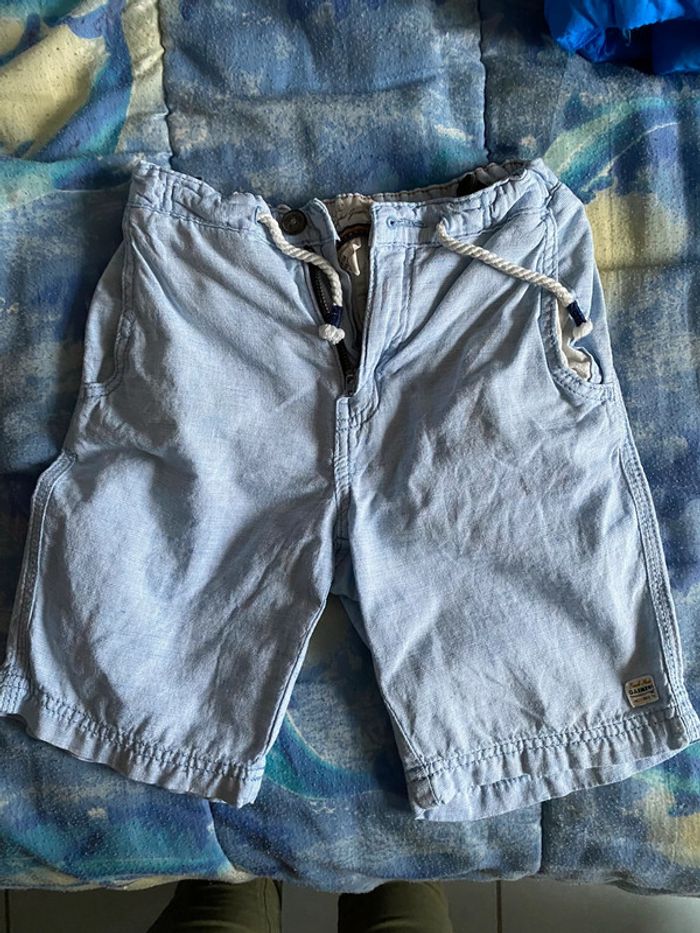 Short bleu garçon