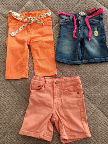 Pantacourts fille 4 ans 