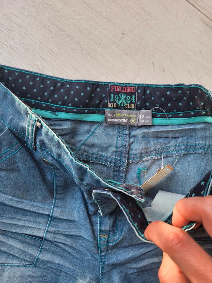 Short bermuda garçon 12ans neuf orchestra - photo numéro 2