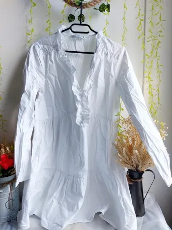 Robe d'été Zara – M – Blanc – État : Excellent
