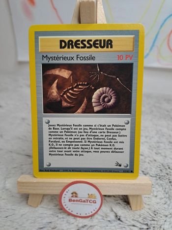 Carte Pokémon Dresseur Mystérieux Fossile 62/62 set de base Fossile ed2 Wizards Fr