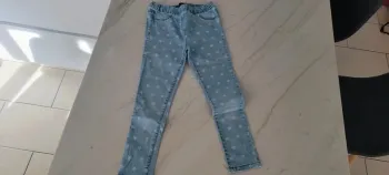 Jean Tex fille motifs étoiles