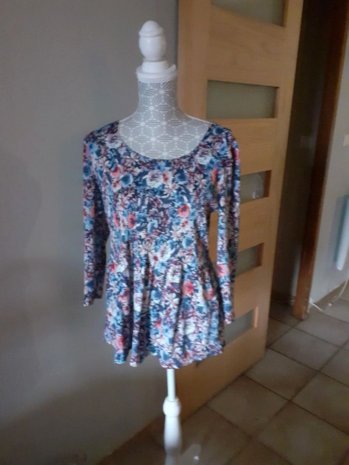 Tunique fluide fleurie