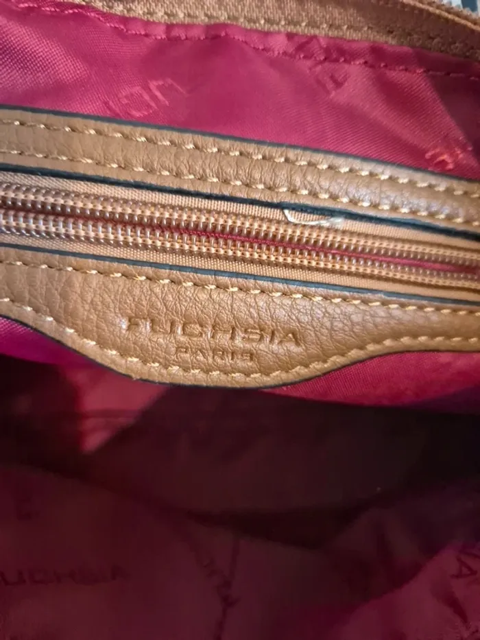 Sac à main fuchsia Paris - photo numéro 2