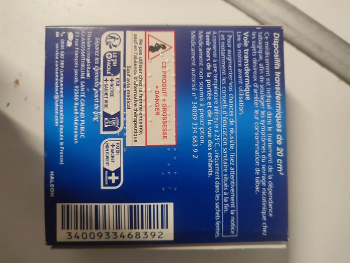 Patch nocotinell - photo numéro 3