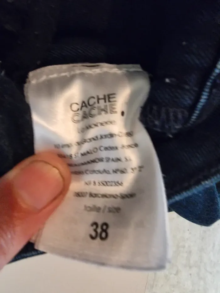 Lot 2 jeans Cache Cache - photo numéro 5