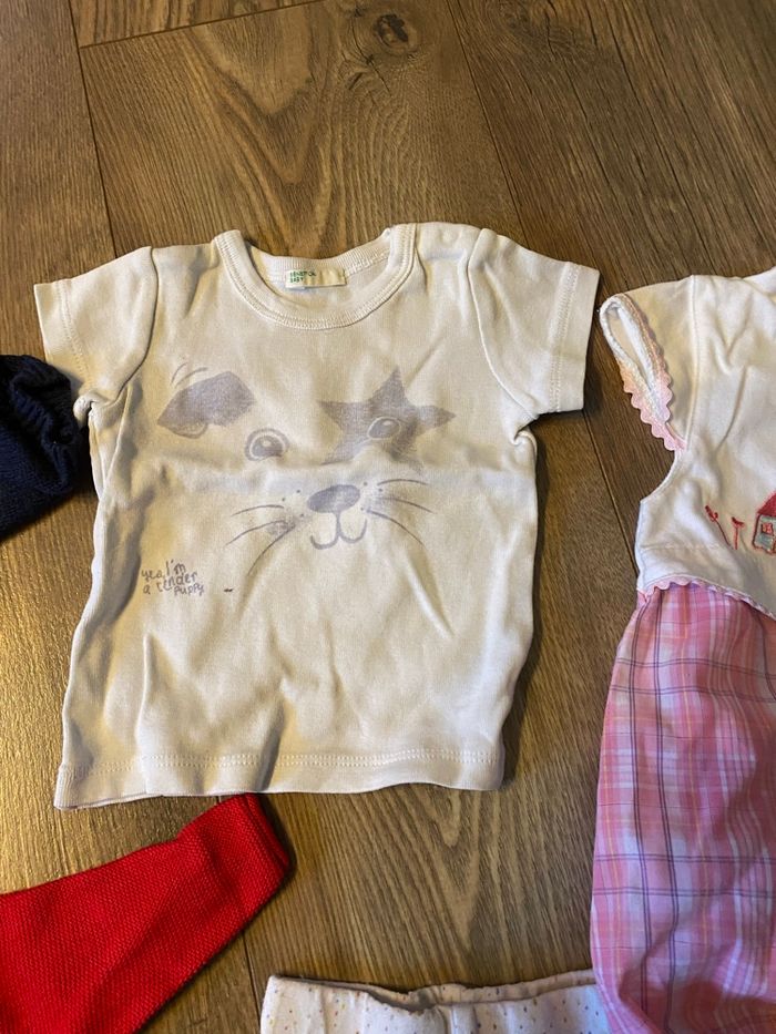 Lot 5 vêtements fille T3 mois