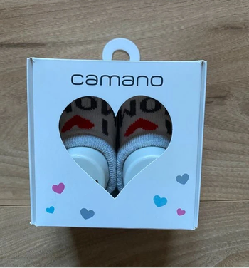 Cadeau de naissance - Paire de chaussettes "I love mom" (0-4 mois)