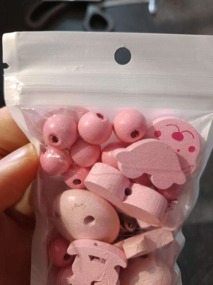 Kit attache tétine rose - photo numéro 3