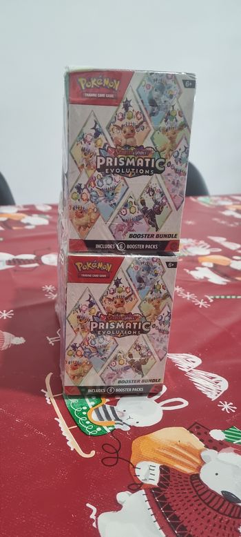 Lot 6 bundle booster, prismatic évolutions, ecarlate&violet