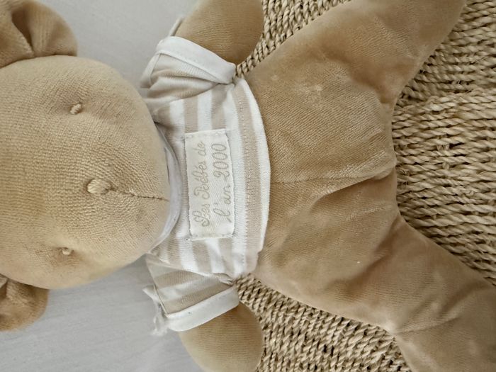 Doudou ours beige les bébés de l'an 2000 NOUNOURS