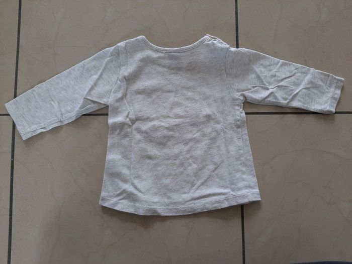 Lot de 6 tee shirts manches longues fille 6 mois - photo numéro 9