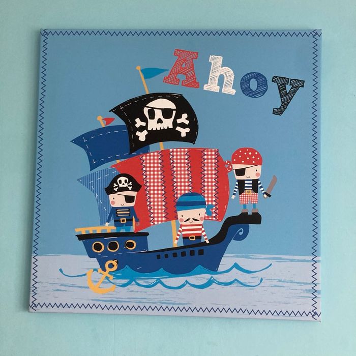 2 toiles pirates pour chambre d’enfant - photo numéro 2