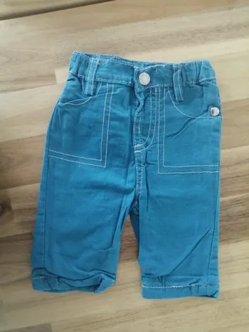 Pantalon evil child bleu petrole