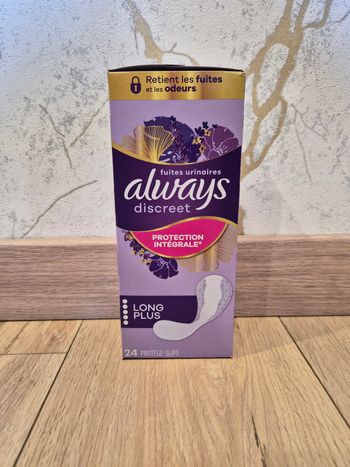 Protège-slips pour fuites urinaires Always Discreet Long Plus