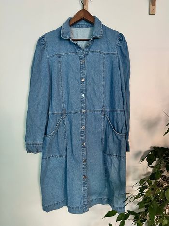 Robe longue en jean