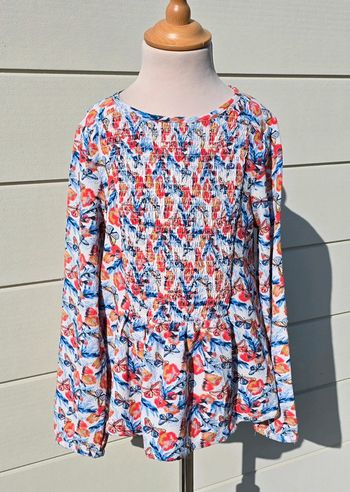Blouse Tunique papillons 10 ans