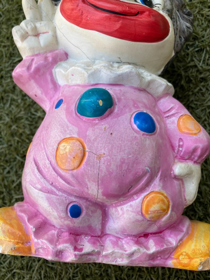 Tirelire clown 🤡 Vintage années 1970 - photo numéro 2