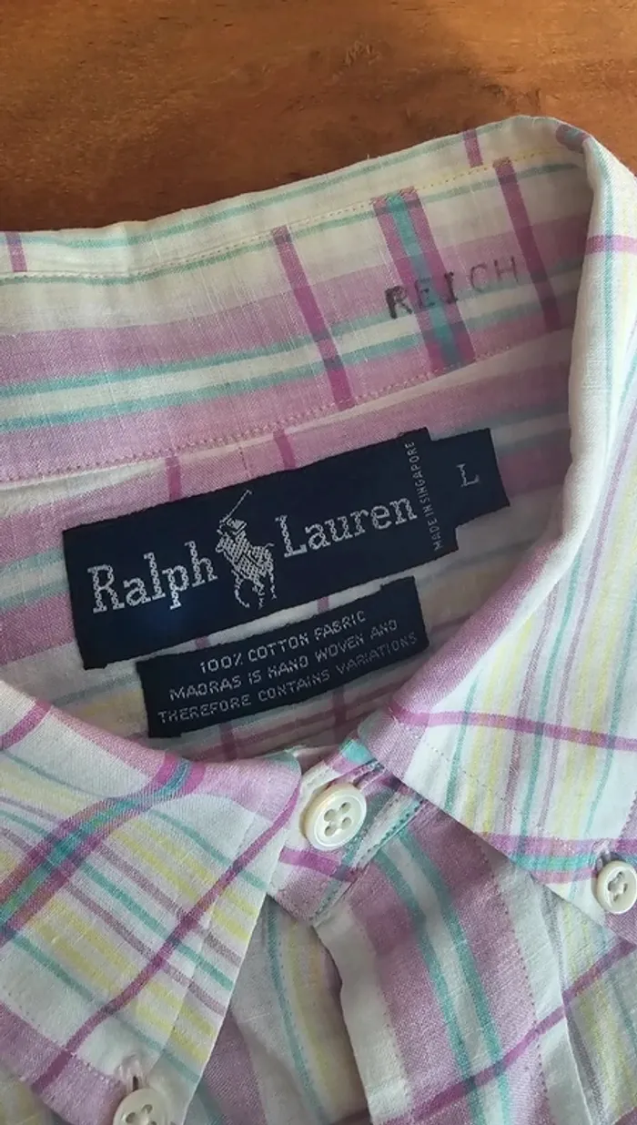 Chemise Ralph Lauren Taille L - photo numéro 13