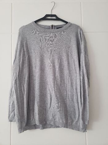 Pull fin gris Atmosphère