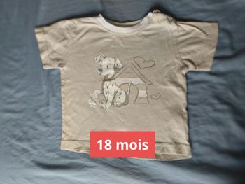 T-shirt taille 18 mois
