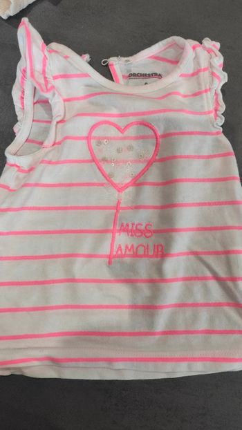 Débardeur bébé fille 6 mois