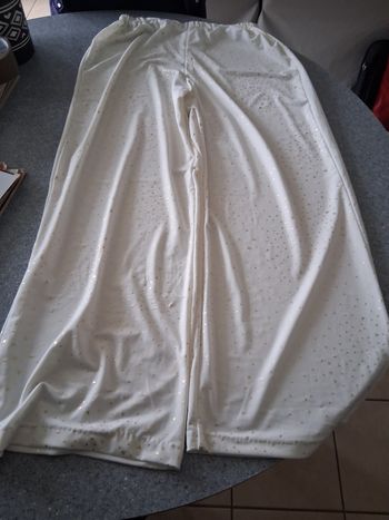 Pantalon pyjama blanc doré " t-"42-44