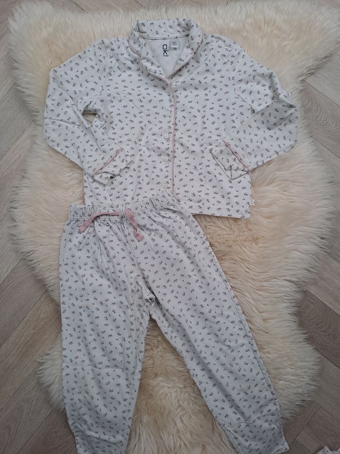 Lot de 2 pyjamas longs Okaidi et Petit Bateau taille 6 ans - photo numéro 4