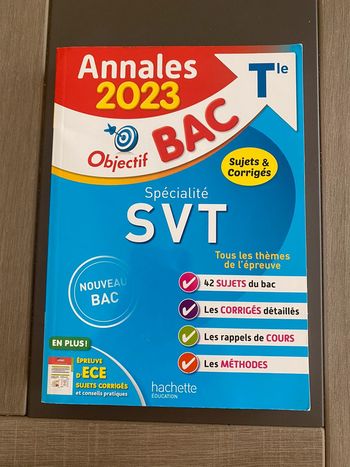 Annales 2023 bac svt