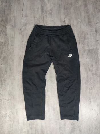 Jogging Nike Noir Logo Brodé Blanc Taille XS Homme
