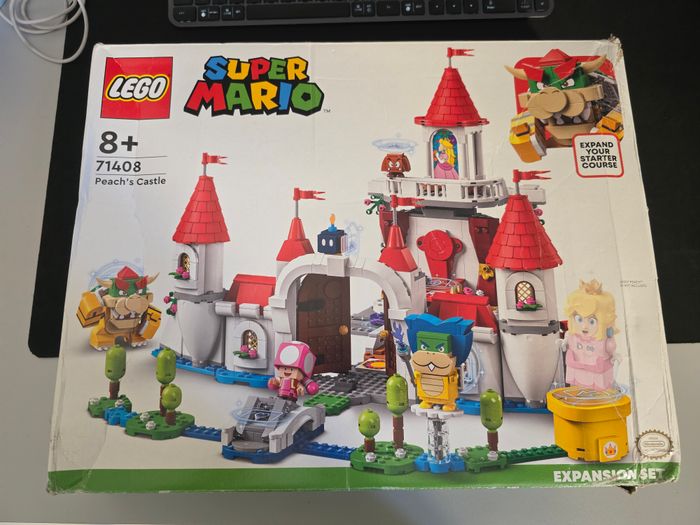 LEGO 71408 – Château de Peach – Neuf boîte abîmée