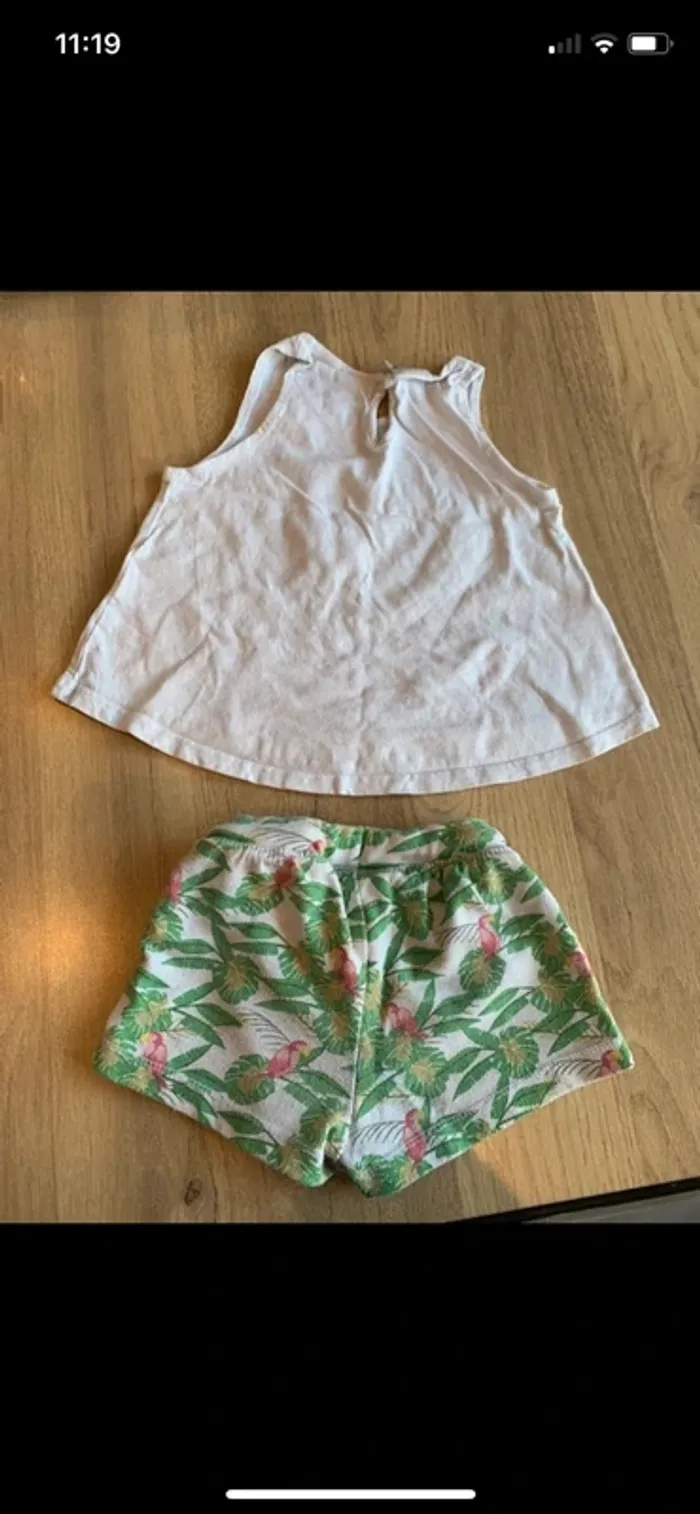 Ensemble tropical Zara taille 12/18 mois - photo numéro 6