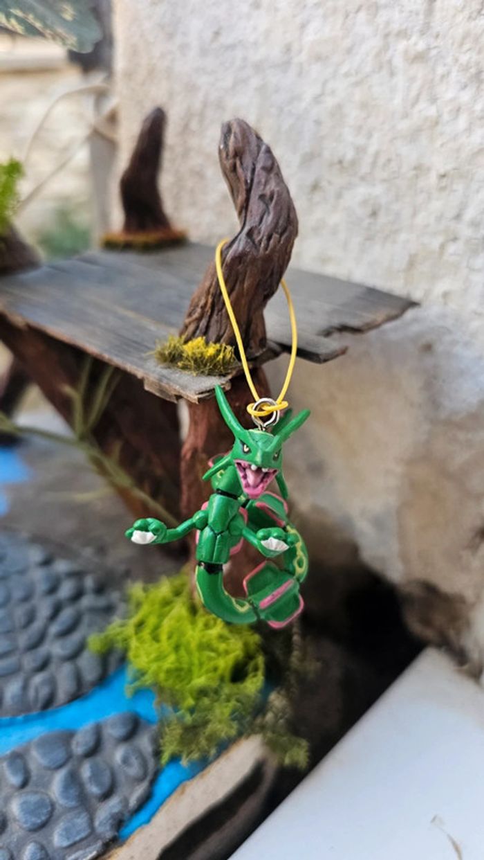 Super figurine Pokemon Nintendo porte clé rayquaza - photo numéro 2