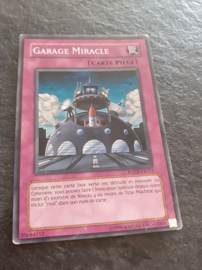 Carte Yu-Gi-Oh ! Garage miracle POTD-FR055