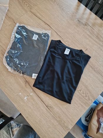 Lot de 2 maillots de sport noir