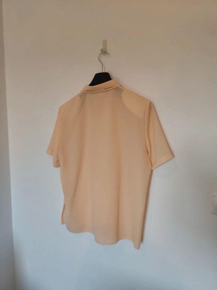Chemise Fosby manches courtes à épaulettes jaune 42 - photo numéro 4