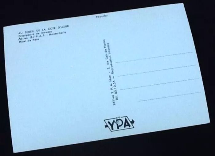 Carte postale Monaco Monte-Carlo Hôtel de Paris - photo numéro 3