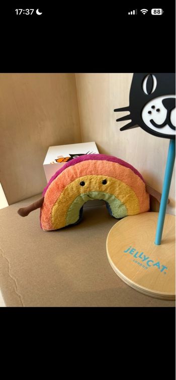 Peluche jellycat amuseables raimbow
