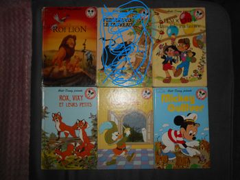 Anciens livres (Club du Livre Mickey - Walt Disney) des années 1970/1980
