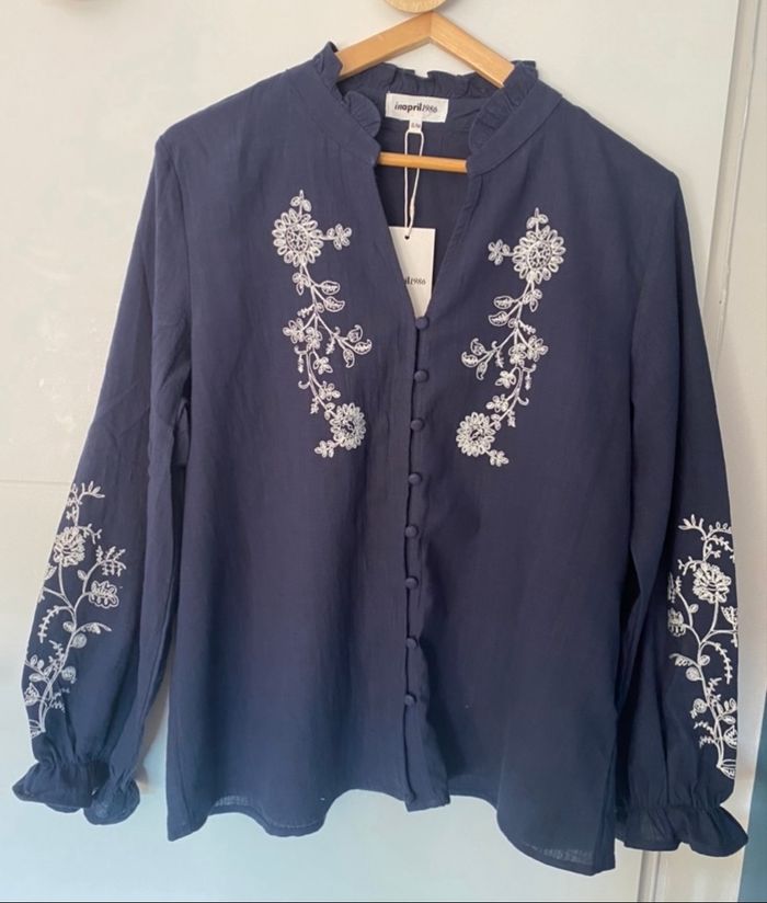 Blouse 100% coton - In April 1996 - Taille S/M