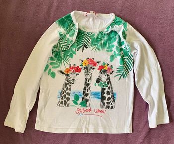 Tee-shirt manches longues fille 6 ans Boboli