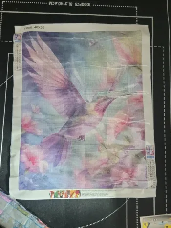 Daimond painting oiseau
