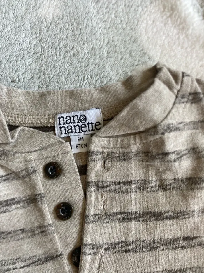Ensemble salopette et teeshirt 6 mois - photo numéro 4