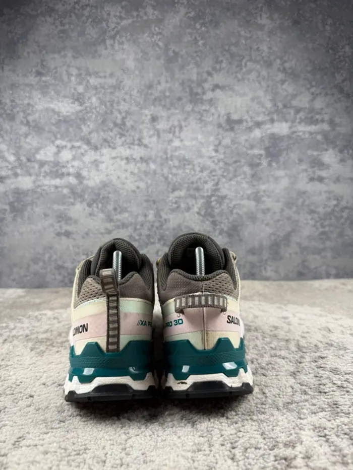 Salomon XA Pro 3D V8 - Blue & Green & Grey - photo numéro 4